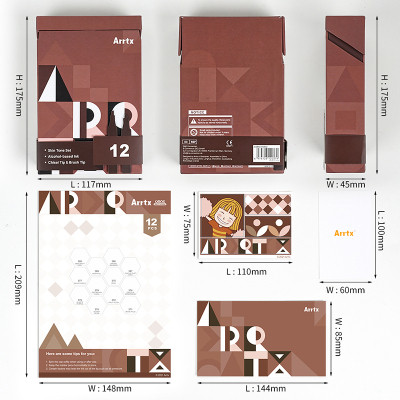 Художественный маркер Arrtx спиртовые Oros ASM-03-SK02 12 цветов, оттенки кожи (LC302772) Винница - изображение 5