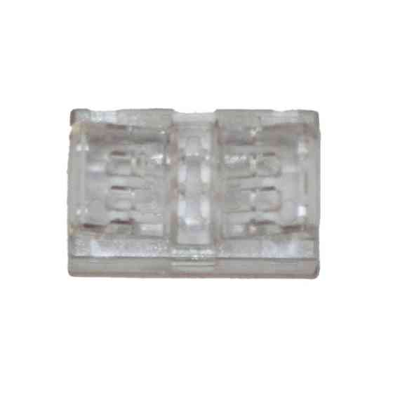 Коннектор прямой 8 мм лента-лента IP65, прозрачный Днепр