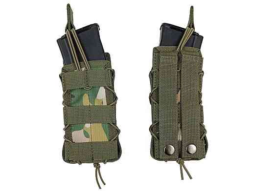 Підсумок під магазин АК/РПК одинарний відкритий мультикам (MOLLE, підсумок на розгрузку, жилет, РПС) Коломия