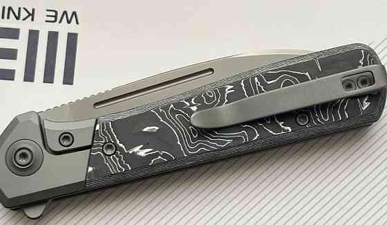 Складной нож We Knife Soothsayer Aluminum Foil Carbon. Харьков