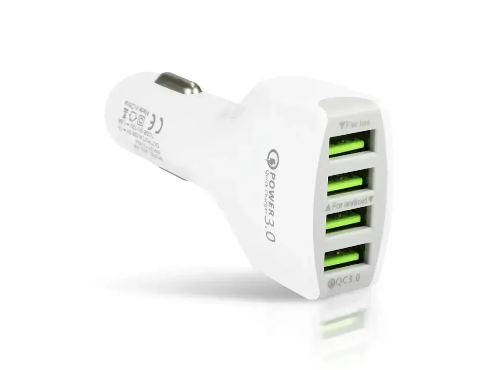 Автомобильное зарядное устройство ADL-AK 12В 7А с 4 USB, поддержка QC3.0, быстрая и безопасная зарядка Одесса - изображение 5