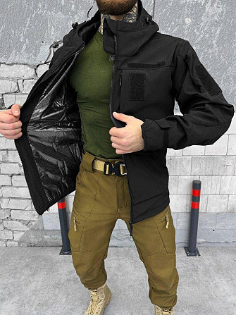 Зимова куртка Sniper чоловіча чорна S Одеса - фото 1