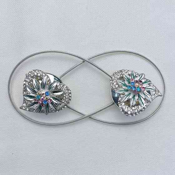 Магніти для штор та гардин "Amour" набір 2 шт Різнокольоровий (81-227) Київ