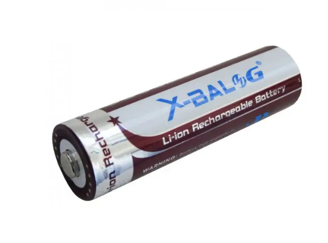 Акумулятор Li-ion 18650 2400mAh 4.2V Purple X-Balog 2430/8707 для використання у ліхтарях, годинника Київ - фото 9