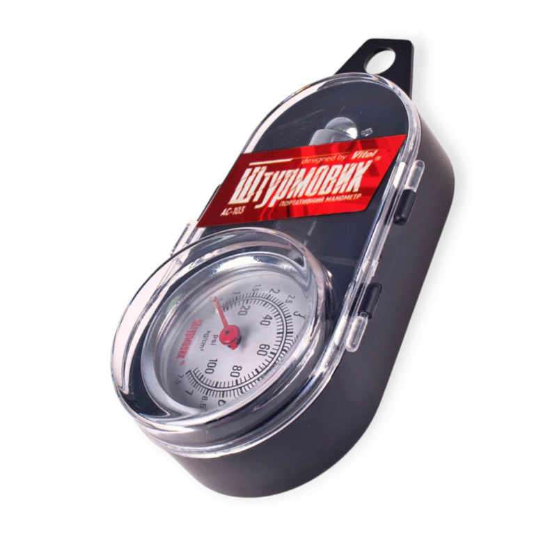 Манометр металевий 7,5 атм футляр Мукачево - фото 2