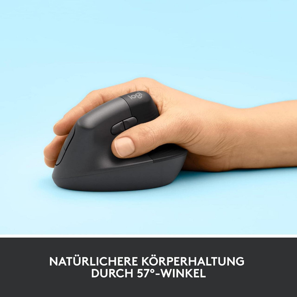 Мышь Logitech эргономичная вертикальная беспроводная Bluetooth тихая, компьютерная мышка качественная фирменная Киев - изображение 3