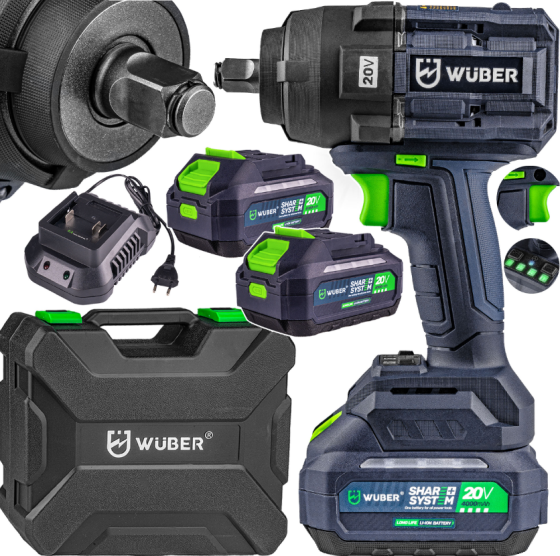 Гайковерт акумуляторний ударний 1000Нм WUBER (Польща) Київ