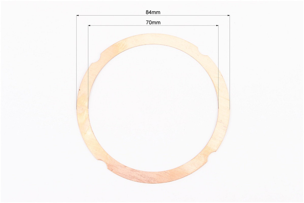 Прокладка головки циліндра 170F 70mm, (мідь) Київ - фото 2
