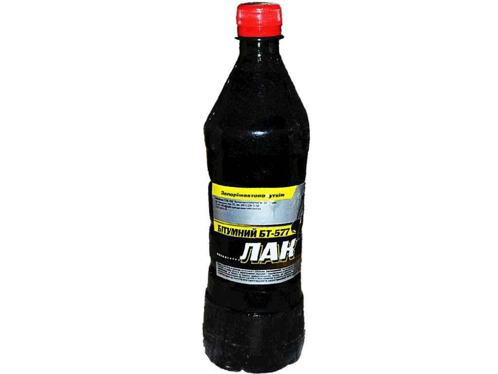 Лак битумный-577 1,0л (590г) ТМ ЗАПРОЖ АВТО БЫТ ХИМ Solmir Киев - изображение 1