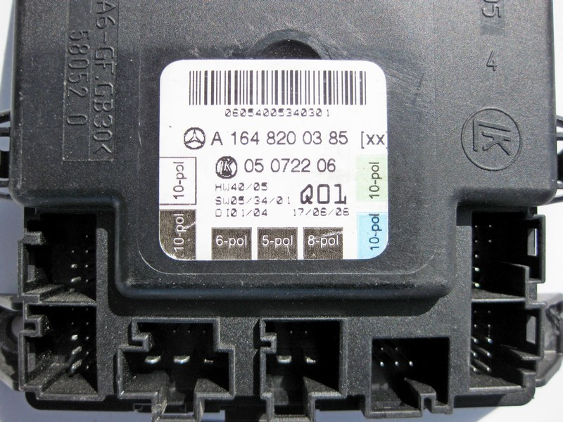 Mercedes-Benz  A1648200385 Блок керування передніх лівих дверей GL X164 ML W164 R-Class W251 Одеса - фото 2