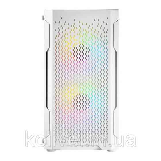 Корпус LogicConcept ARAMIS MESH+GLASS ARGB fans 3x120mm WHITE без БЖ mATX (AM-ARAMIS-20-0000000-0002) Киев