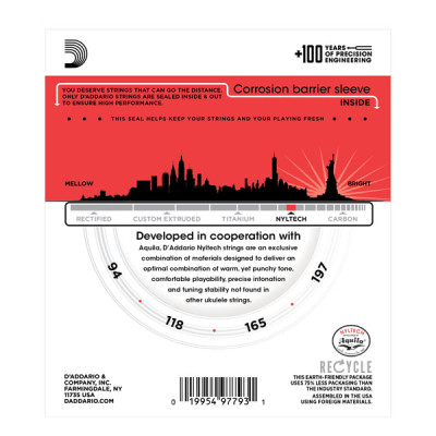 Струны для гитары D'Addario Nyltech Ukulele Bass (EJ88UB) Винница - изображение 2