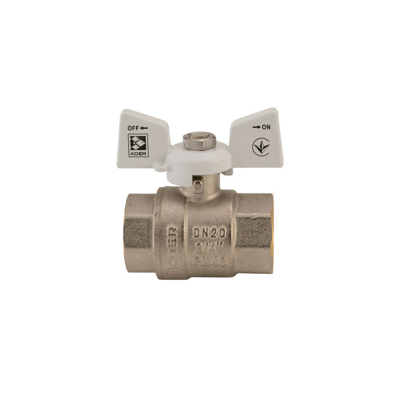 Кран кульовий Koer 3/4" ГГМ (KR.217.W) білий (KR0179)   ( 23024 ) Харків - фото 5