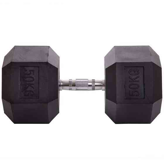 Гантель 50 кг цільна шестигранна Zelart-2679-50 Київ