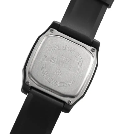 Годинник чоловічий спортивний наручний Skmei 2193 (Чорний з білим циферблатом) Вінниця