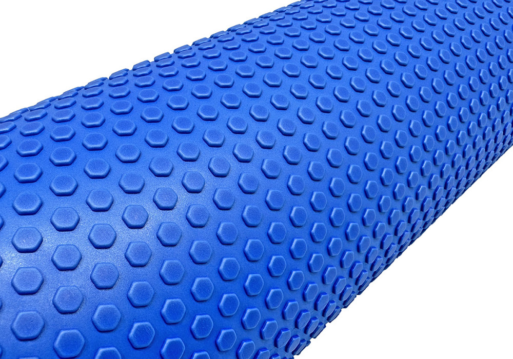Масажний ролер EasyFit Foam Roller 45 см Синій Коломия - фото 3