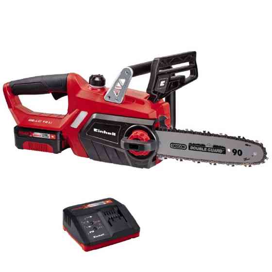 Потужна акумуляторна ланцюгова пила Einhell GE-LC 18 Li Kit : 18V 3.0Ah, шина 25см  (4501760) Київ
