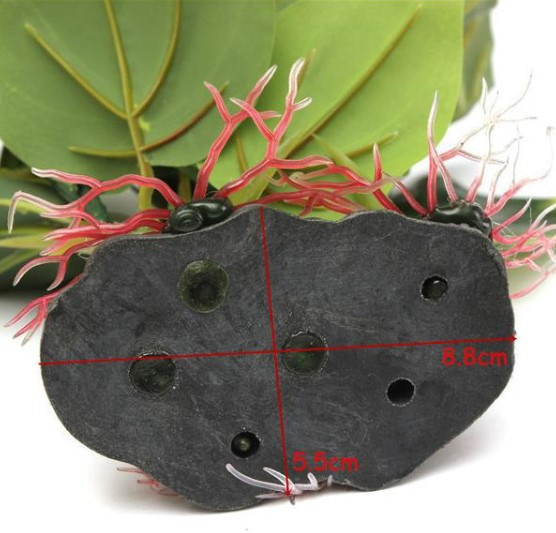 Растение искусственное в аквариум 22 см зеленый Киев - изображение 4