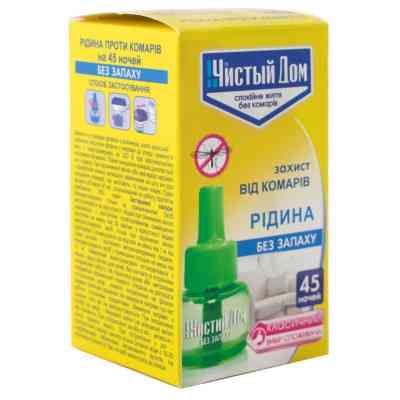 Жидкость для фумигатора Чистий Дім От комаров на 45 ночей 30 мл (4820214191563) Винница