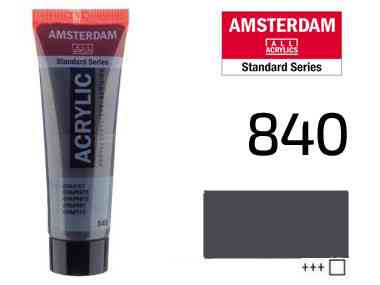 Фарба акрилова AMSTERDAM (840) Графіт 20 мл Royal Talens Київ