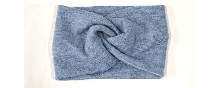 Пов'язка чалма ангорка блакитна Київ - фото 1