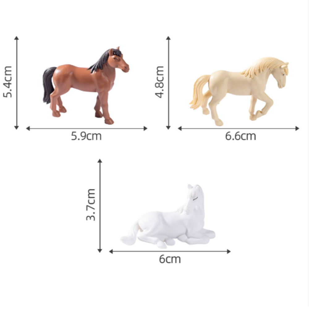 Лошадь фигурки 5.4 х 6.6 см для мини-сада, флорариума, декора Одесса - изображение 3