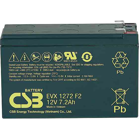 Батарея к ИБП CSB EVX1272F2 12V 7.2Ah (EVX1272F2) Киев