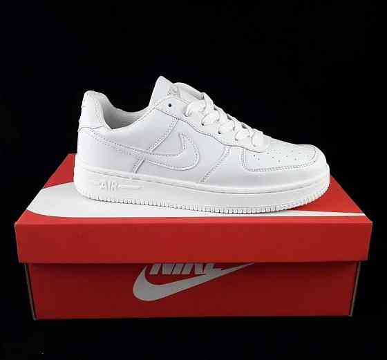 Кроссовки Nike Force Белые Женские Форсы Кожаные Найк (размеры: 36) Видео Обзор Днепр