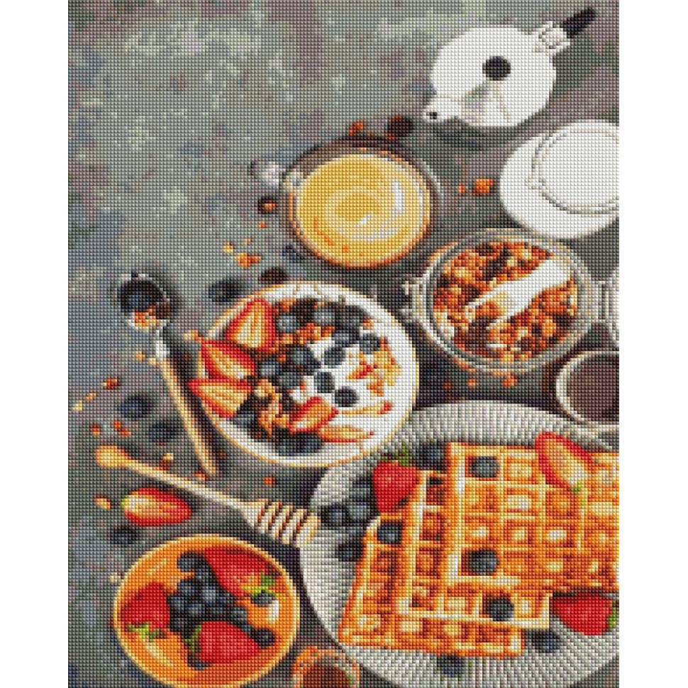 Алмазна мозаїка "Віденські вафлі" DBS1098, 40x50 см Вінниця - фото 1