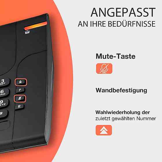 ALCATEL Temporis 180 PRO проводной стационарный телефон для офиса с кнопкой mute индикатором вызова Киев