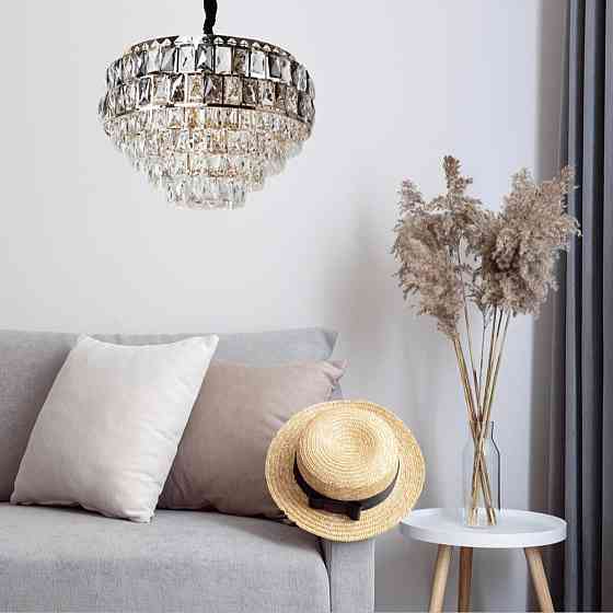 Люстра кришталева Sirius 19306-15 на 15 лампочок Коломия