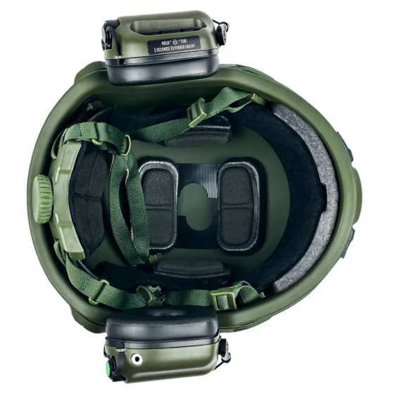 Комплект Шлем кевларовый Fast NIJ IIIA + наушники Earmor M31H Mod3 (Ranger Green) размер L Винница