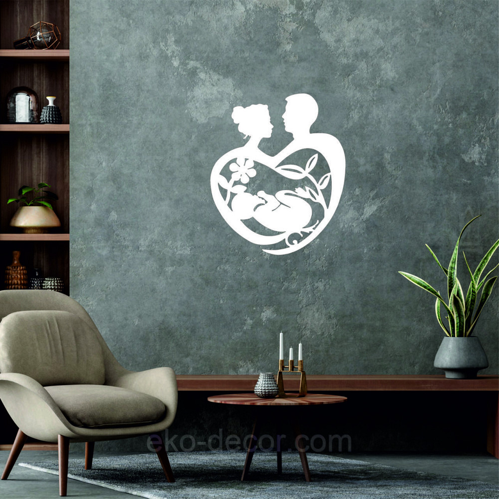 Декоративное настенное Панно «Маленькое счастье» Декор на стену 110*92 см, Белый Киев - изображение 6