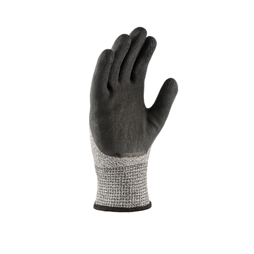 Рукавички 34017 трикотаж антипоріз латексне покриття неповний облив р.11(XXL) клас 13 сірий ДКГ Житомир - изображение 4