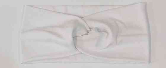 Повязка женская для спорта белая Киев