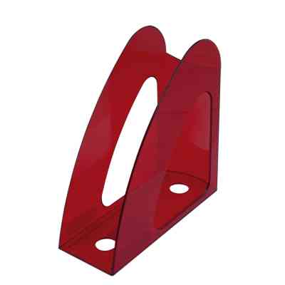 Лоток для паперів Арника вертикальний ВЕСЕЛКА, червоний (80614) Вінниця