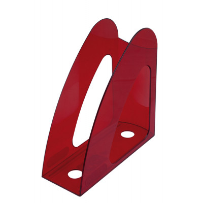 Лоток для бумаг Арника вертикальный РАДУГА, красный (80614) Винница - изображение 1