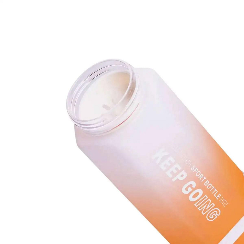 Бутылка для воды Keep Going 650 мл с наклейками  белая HP-14-47W Киев - изображение 4