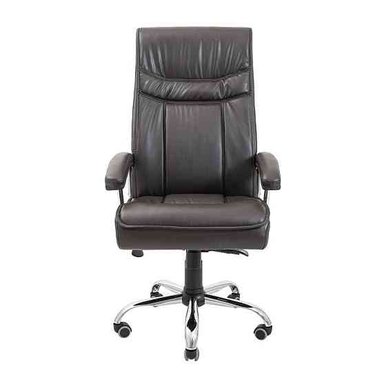 Офісне крісло керівника Burgas Roсky Хром M3 Multiblock Темно-коричневий Київ