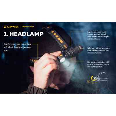 Ліхтар Armytek Wizard C2 WUV White &amp; Ultraviolet (F08901UF) Вінниця