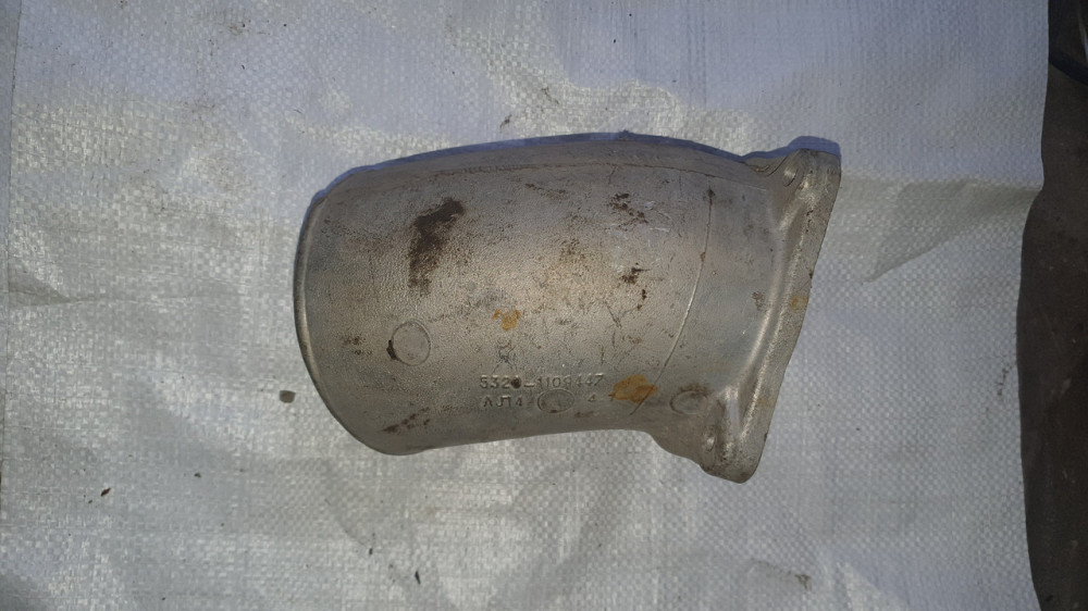 Патрубок алюминиевый воздушного фильтра (колено) КамАЗ. Харьков - изображение 1