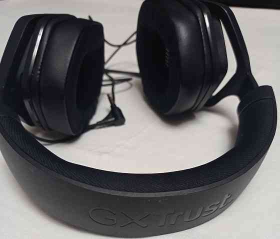 Новые игровые наушники Trust GXT 492 Carus Black с микрофоном. Киев