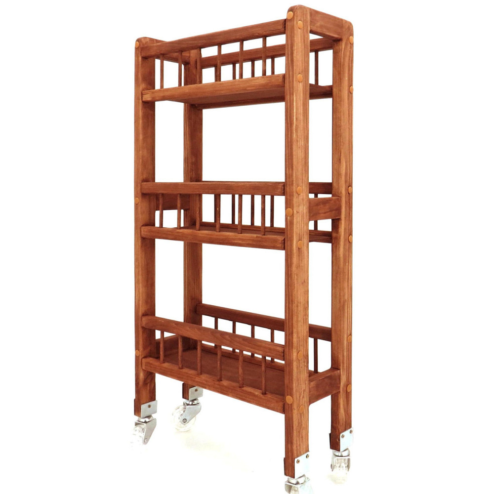 Етажерка для ванної на коліщатах "Ламонт" шафран Миколаїв - фото 1