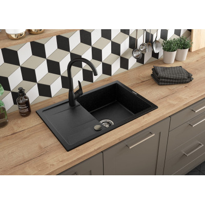 Мойка кухонная Deante Corio ZRC_G113 + зміш. BMO_N62M + дозатор ZZZ_B00D (ZRCC2113) Винница - изображение 3