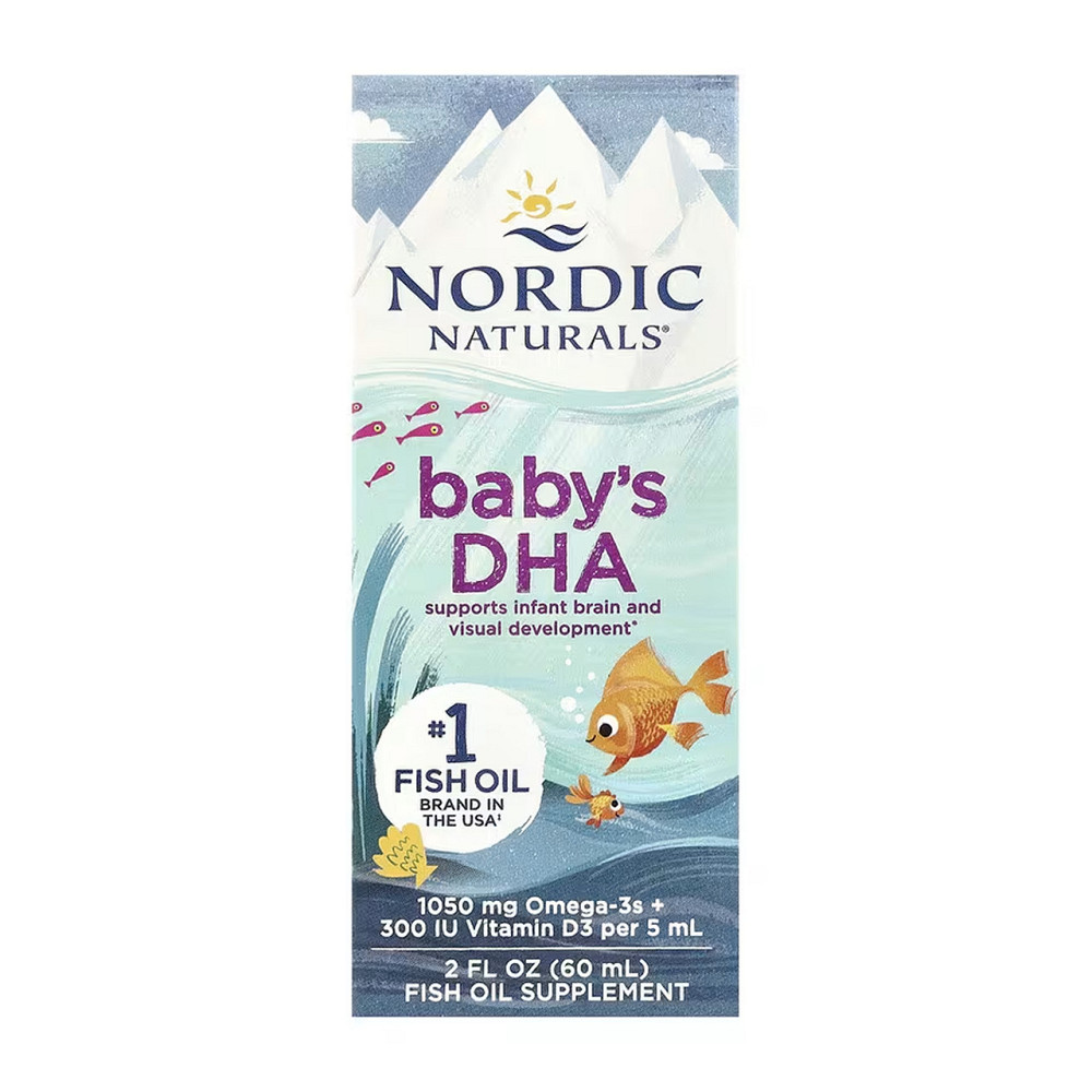 Омега 3 Д3 для дітей рідка Nordic Naturals Baby's DHA 60 ml Київ - фото 2
