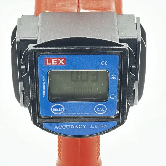 Пістолет для дизельного палива з цифровим дисплеєм LEX цифровий заправний дозатор пального потік 20-75 л хв Львів