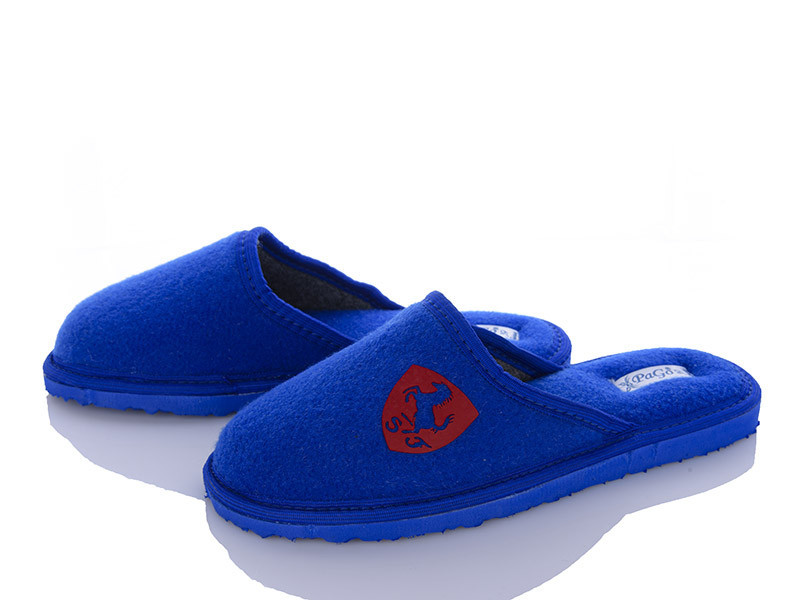 Хатні капці підліткові хлопчик свій PaGo "Червоний Ferrari" Сині Одеса - фото 10