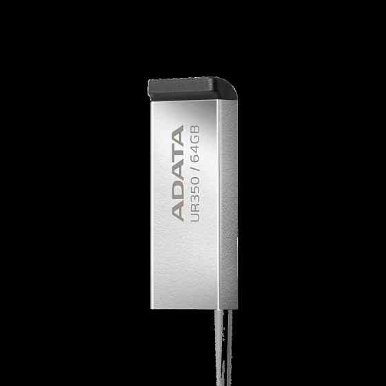 Flash A-DATA USB 3.2 UR 350 64Gb Silver/Black Київ