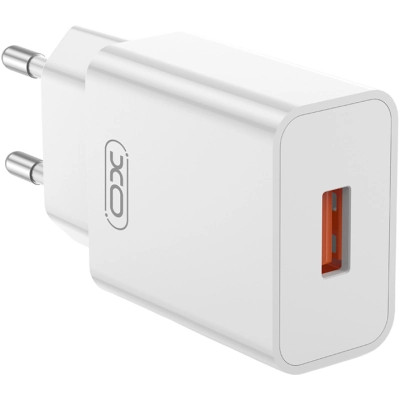 Зарядное устройство XO USB-A QC18W White (L127.white) Винница - изображение 1
