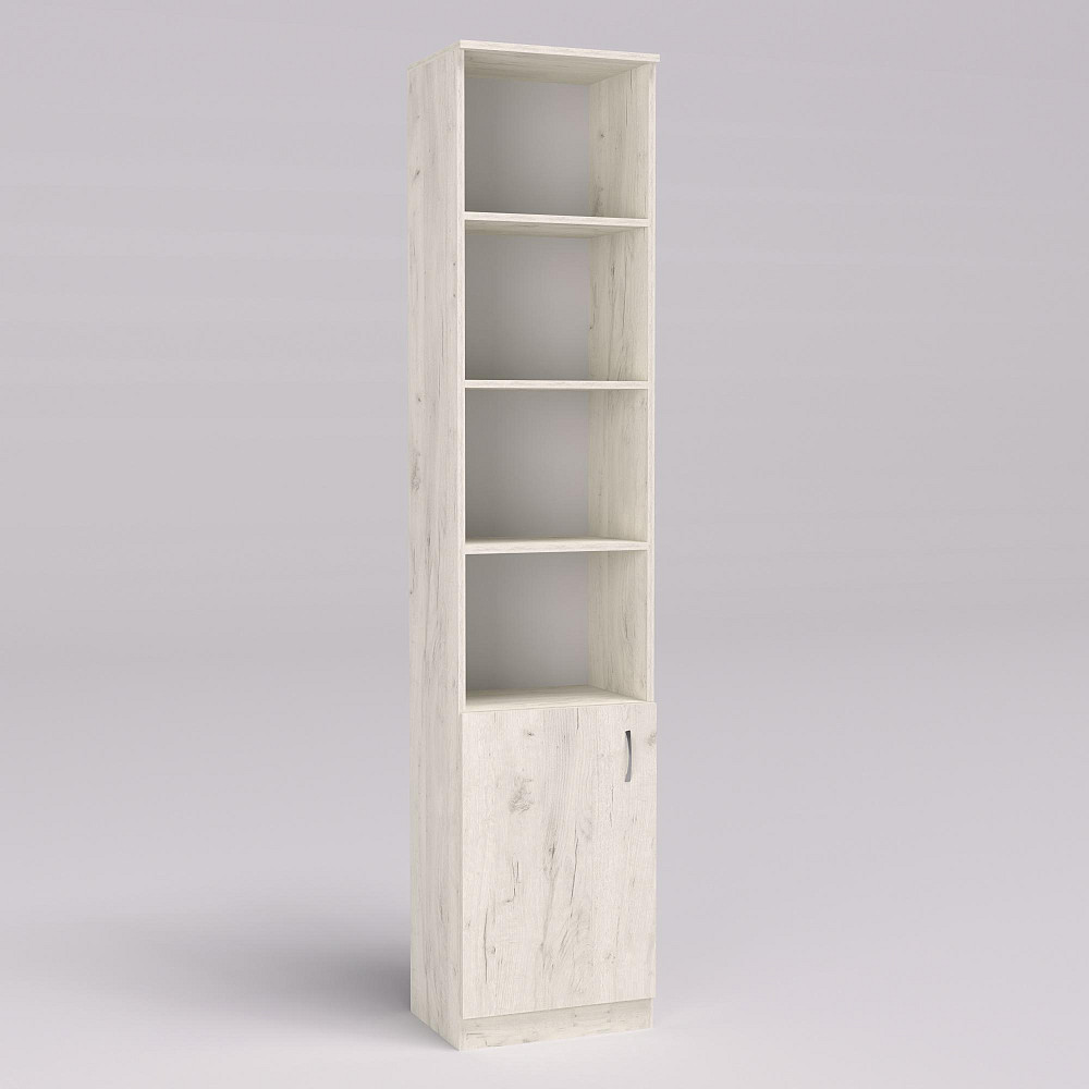 Пенал офисный ОПС-1, Дуб Крафт Білий, 450/320/2100 Львов - изображение 2